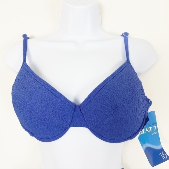 NWT VINTAGE BALTEX 90s Push Up High Waisted Bikini Set Size Womens 14/16 Sexy - Picture 2 of 10